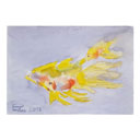 تابلو نقاشی آبرنگ نمای ماهی کد 21