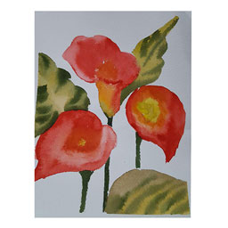 تابلو نقاشی آبرنگ نمای منظره کد 25