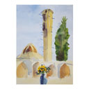 تابلو نقاشی سورئال نمای طبیعت کد 32