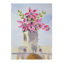 تابلو نقاشی سورئال نمای طبیعت کد 35