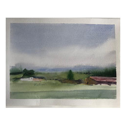 تابلو نقاشی نمای طبیعت کد 41