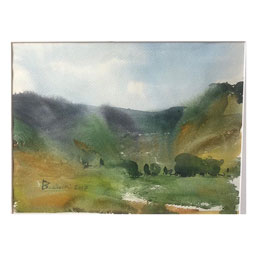 تابلو نقاشی نمای طبیعت کد 46