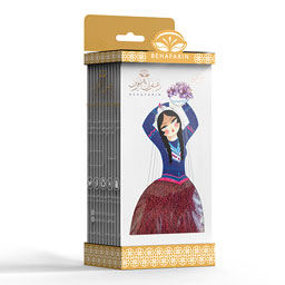 زعفران نیم مثقالی سرگل ممتاز جعبه ای میترا 12 عددی به آفرین