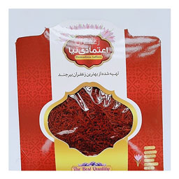 زعفران سرگل ممتاز صادراتی 1 مثقالی اعتمادی نیا