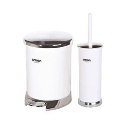 ست سطل و فرچه درب کروم