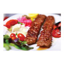 خوراک کباب لقمه زعفرانی