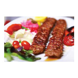 خوراک کباب لقمه زعفرانی