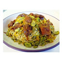 باقالی پلو با ماهیچه جوان