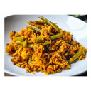 لوبیا پلو جوان (مخصوص روزهای شنبه)