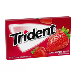 آدامس توت فرنگی 14 عددی تریدنت