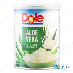 کمپوت آلوئه ورا در شربت رقیق 567 گرمی دل