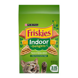 غذای خشک گربه با طعم گوشت گاو ماهی فریسکیز