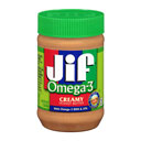 کره بادام زمینی کرمی حاوی امگا 3 وزن 454 گرمی جیف