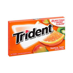 آدامس پرتقال کیوی 14 عددی 26 گرمی تریدنت