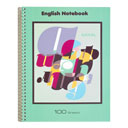 دفتر سیمی طلقی انگلیسی 100 برگ نهال