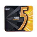 آدامس جعبه فلزی با طعم هلو و انبه 15 عددی فایو