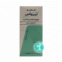 شامپو سبوس برنج موهای خشک و رنگ شده 200 میلی ایروکس