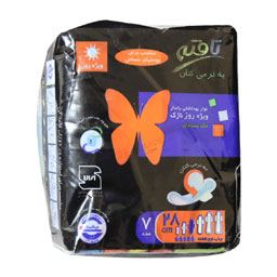 نوار بهداشتی نازک ویژه روز کتانی خیلی بزرگ 7 عددی تافته