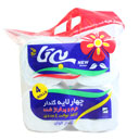 کاغذ توالت 4 عددی 4 لایه گلدار بی تا