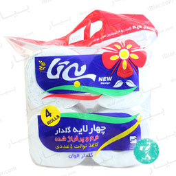 کاغذ توالت 4 عددی 4 لایه گلدار بی تا