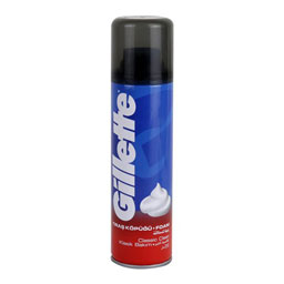 فوم اصلاح کلاسیک مدل Classic Clean مقدار 200 میلی‌لیتری ژیلت