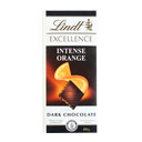 شکلات تلخ با تکه های پرتقال و بادام 100 گرمی لینت