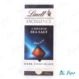شکلات تلخ نمک دریایی 100 گرمی لینت