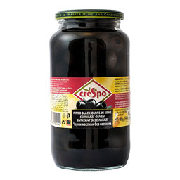 زیتون مشکی بی هسته 900 گرمی کرسپو