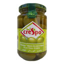 زیتون سبز شیشه ای 354 گرمی کرسپو