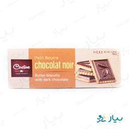 بیسکویت شکلات تلخ 150گرمی کرلاین