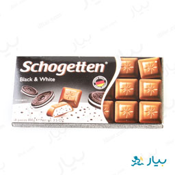 شکلات سیاه و سفید100گرمی شوگتن