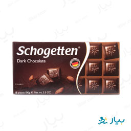 شکلات تلخ 100 گرمی شوجتن