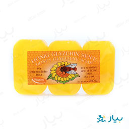 صابون حاوی گلیسرین و عسل 3 عددی کاپوس