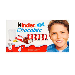 شکلات شیری 100 گرمی کیندر