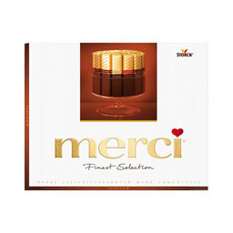 شکلات با 4 طعم مختلف 250 گرمی Merci