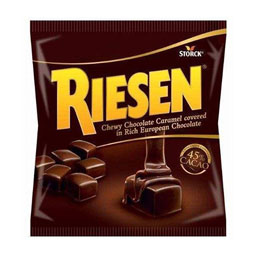شکلات تلخ با مغز تافی 150 گرمی Riesen