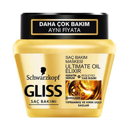 ماسک احیا کننده مو مدل ULTIMATE OIL ELIXIR حجم 300 میلی لیتری گلیس