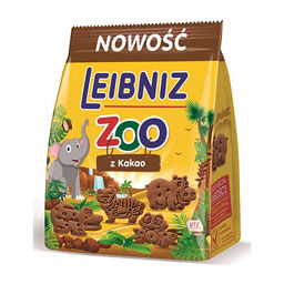 بیسکویت کاکائویی باغ وحش 100 گرمی لایبنیز