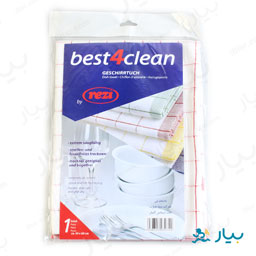 دستمال حوله میکروفیبر طرح دار ظروف رزی