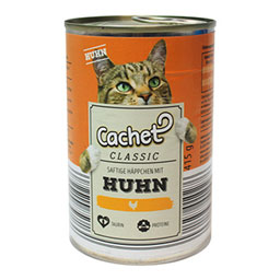 کنسرو گربه با طعم مرغ 415 گرمی کچت