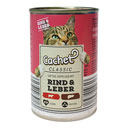 کنسرو گربه با طعم جگر و گوشت گاو 415 گرمی کچت