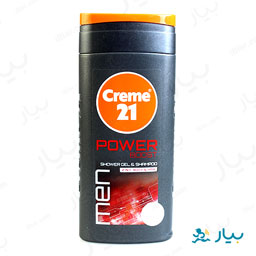 شامپو سر و بدن مردانه 2در1 پاور250 میلی لیتری کرم 21