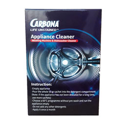 پودر جرمگیر ماشین ظرفشویی و لباسشویی مدل A20 وزن 250 گرم بسته 5 عددی کربنا