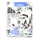 دفتر 100 لاتین وزیری جلدسلفونی سیمی تندیس