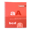 دفتر لاتین80 وزیری گلاسه (کلاسیک) تندیس