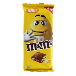 شکلات تابلت بادام زمینی 160 گرمی ام اند ام