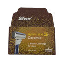 تیغ یدک رفلکس3 سیلور بسته 4 عددی