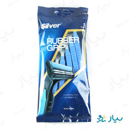 تیغ دو لبه رابرگریپ (5عددی) سیلور
