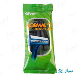 تیغ دو لبه نرمال2حساس (5عددی) سیلور