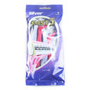 تیغ 3 لبه فست 3 زنانه (پک 4 عددی) سیلور